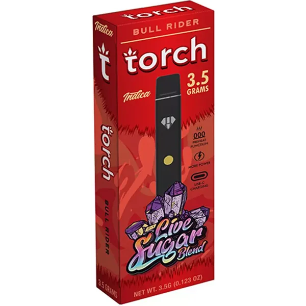 Bull Rider Torch Live Sugar Blend Vape 3.5G