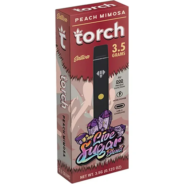 Peach Mimosa Torch Live Sugar Blend Vape 3.5G