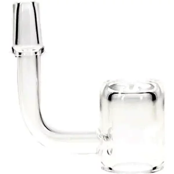 Pacific Etched Logo Base 90 Degree 10MM Male Joint Quartz Banger
