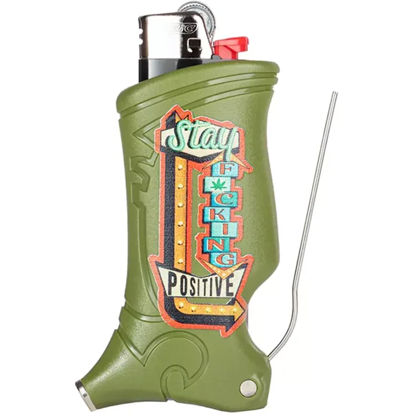 Stay Positive Toker Poker Soul Speakers Collection Lighter