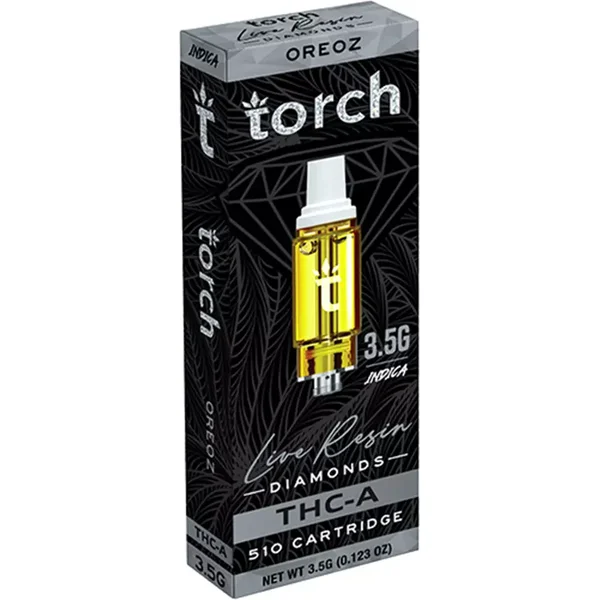 Oreoz Torch THC-A Live Resin Diamonds 510 Cartridge 3.5G