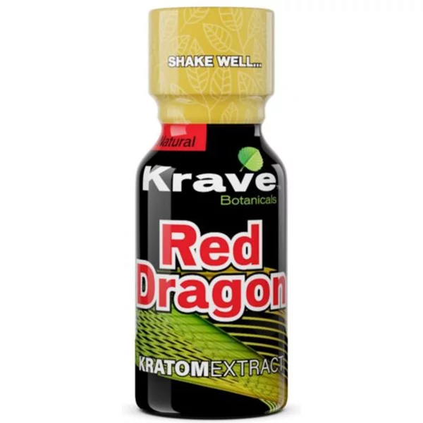 Red Dragon Krave Botanicals Kratom Extract 10ml
