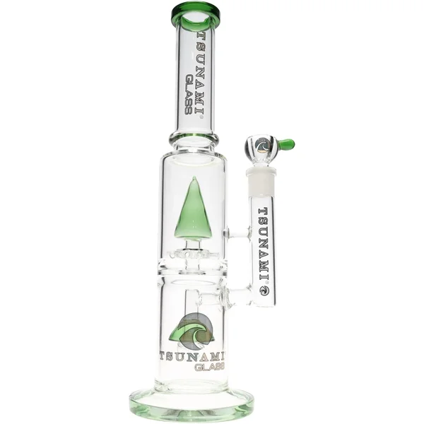 15" Tsunami UFO Pyramid Sprinkler Glass Water Pipe