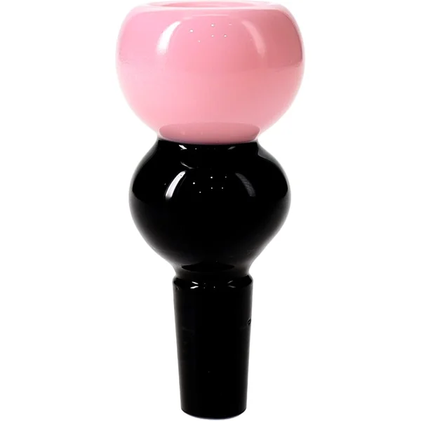 14MM Black & Pink Ice-Cream Male Glass Bowl