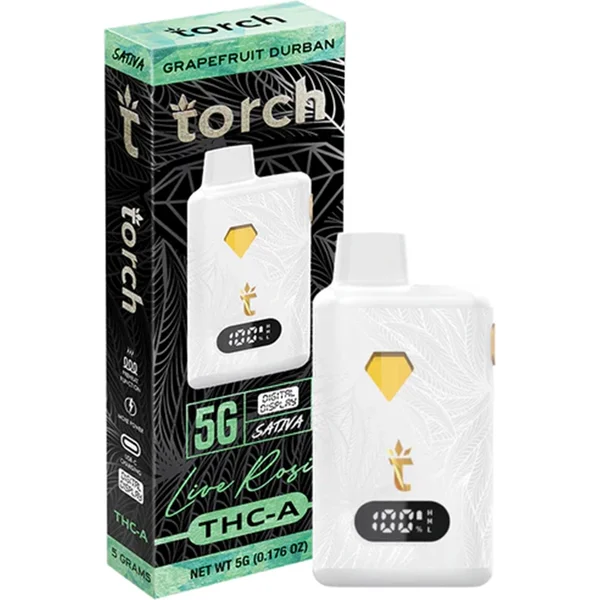 Grapefruit Durban Torch Live Rosin THC-A Disposable 5G