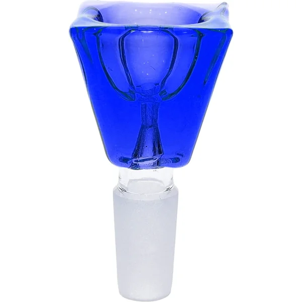 14MM Male Crystal Dark Blue Glass Bowl