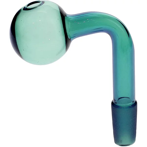 14MM Male Dark Green Glass On Glass Oil Burner Adapter