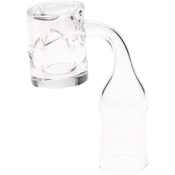 18MM To 2MM 90 Degree Female All Quartz Reactor Banger