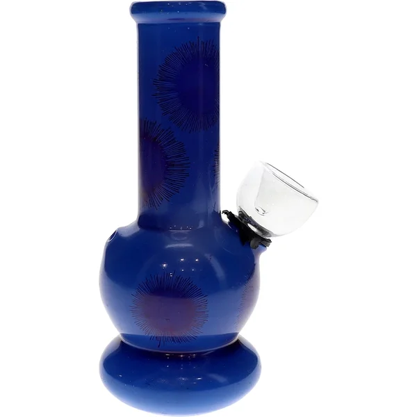 5" Flower Pattern Single Globe Mini Water Pipe