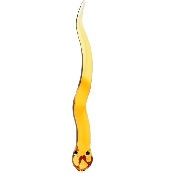 Amber Snake Glass Dabber