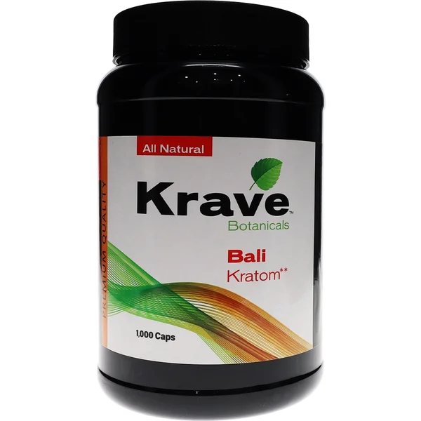 Bali Krave Botanicals Kratom Capsules 1000ct