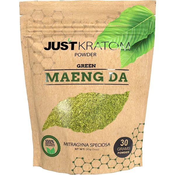 Green Maeng Da Just Kratom Mitragyna Speciosa Powder 30g
