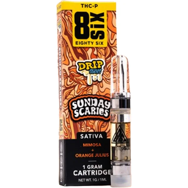 Sunday Scaries 8SIX Drip Series THC-P Vape Cartridge 1G
