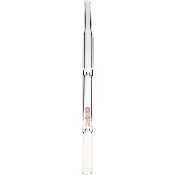 Glass Dabber With Pink Diamonds