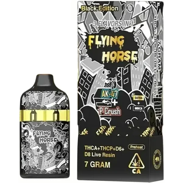 AK-47 | P CRUSH Flying Horse Stoner Blend Black Edition Disposable 7G