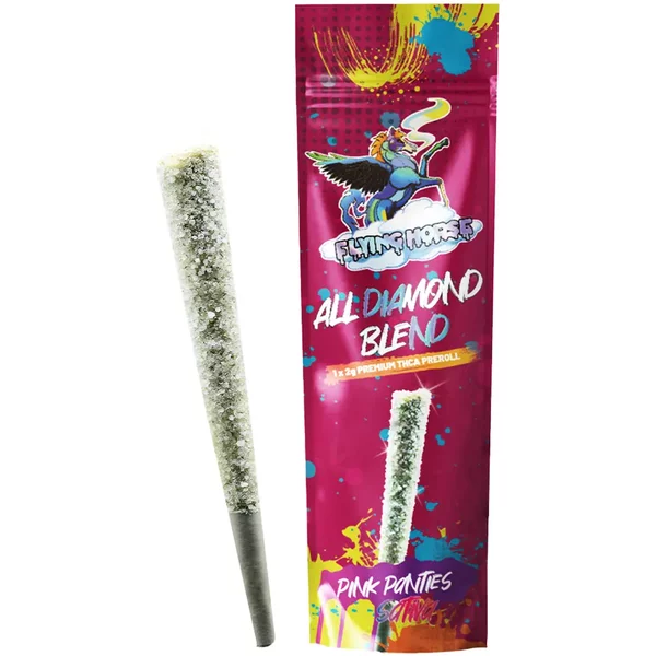 Pink Panties Flying Horse All Diamond Blend THCA Pre-Roll 2G