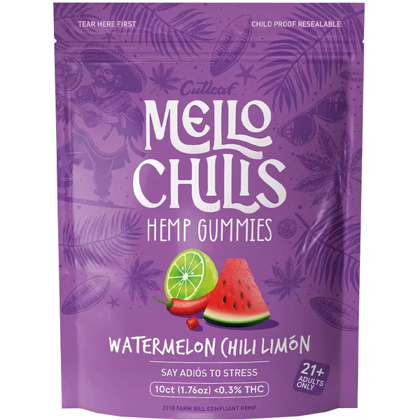Watermelon Chili Limon Mello Chilis Hemp Gummies 10ct