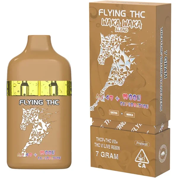 AK-47 + Moon Exploration Flying Horse THC Waka Waka Blend Disposable 7G