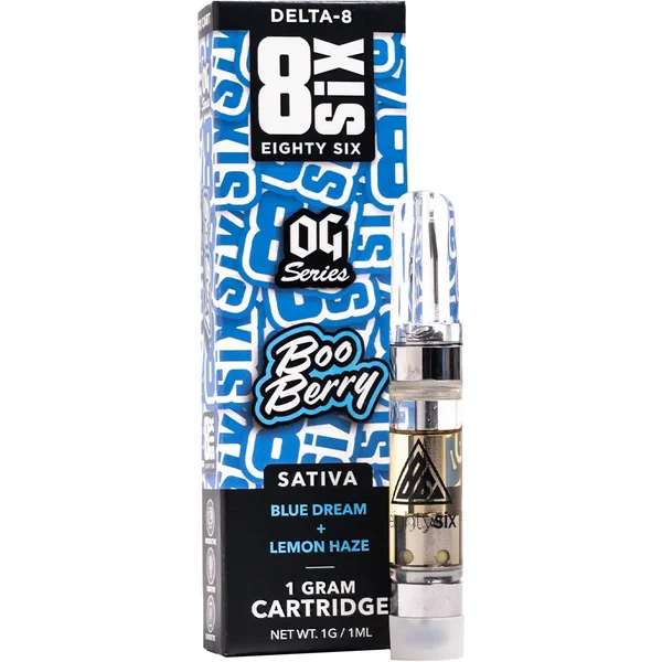 Boo Berry 8SIX OG Series Delta 8 THC Vape Cartridge 1G