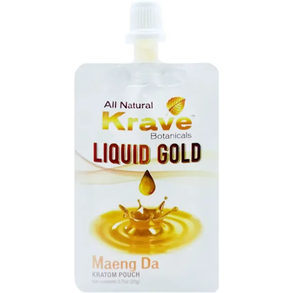 Maeng Da Krave Botanicals Liquid Gold Kratom Extract Pouch 20G