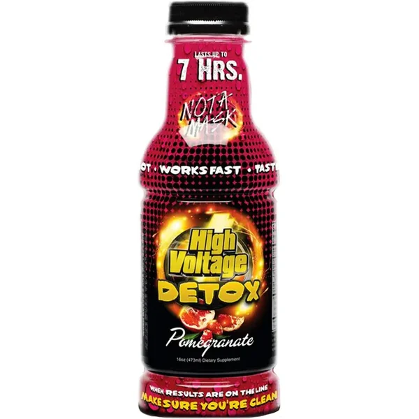 Pomegranate High Voltage Detox Drink 16oz