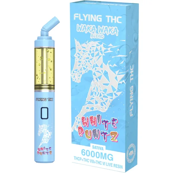 White Runtz Flying Horse THC Waka Waka Blend Disposable 6000MG