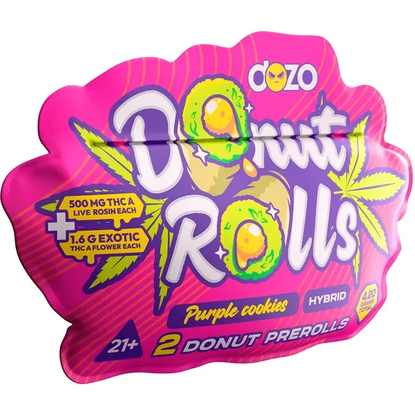Purple Cookies Dozo Donut Pre-Rolls x2 4.20G
