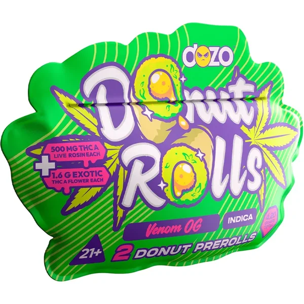 Venom OG Dozo Donut Pre-Rolls x2 4.20G