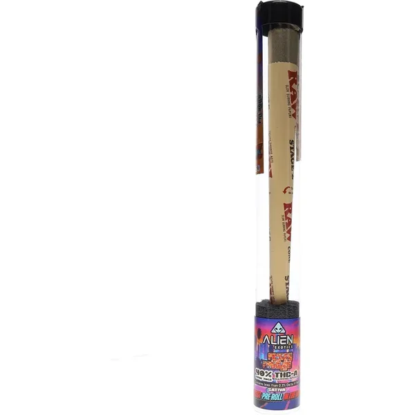 Fruity Pebbles RAW Challenge Cone x Alien Exotics THC-A Diamond Infused Pre-Rolls 70G