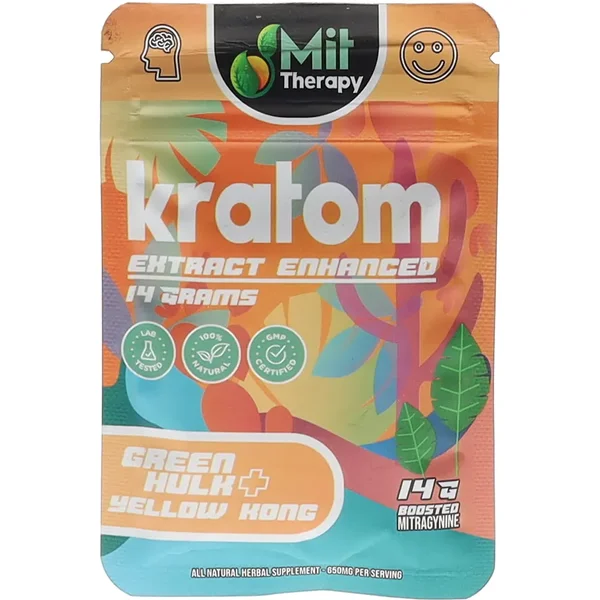 Green Hulk | Yellow Kong Mit Therapy Kratom Extract Powder 14G