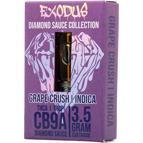 Grape Crush Exodus CB9A+THCA+THCP Diamond Sauce Cartridge 3.5G