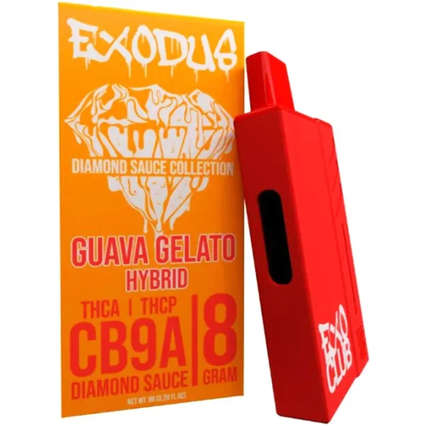 Guava Gelato Exodus CB9A+THCA+THCP Diamond Sauce Disposable 8G