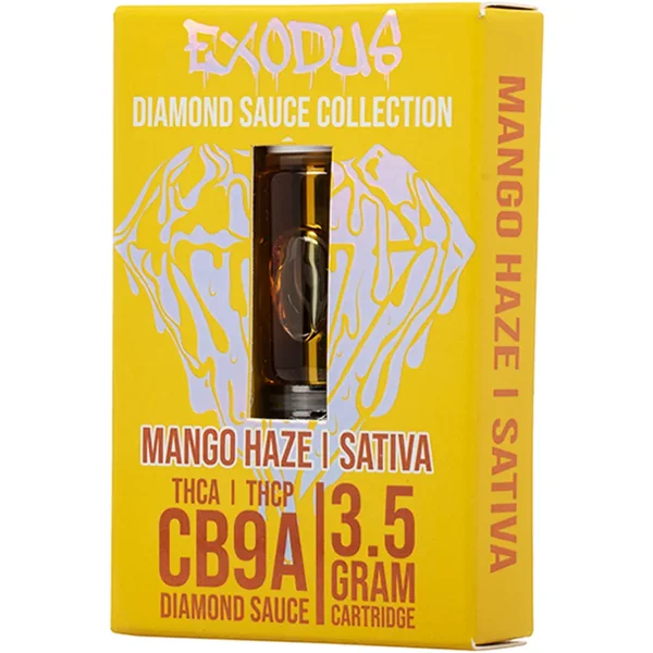 Mango Haze Exodus CB9A+THCA+THCP Diamond Sauce Cartridge 3.5G