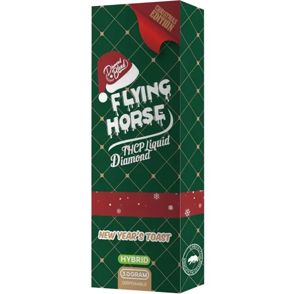 New Year's Toast Flying Horse THCP Liquid Diamond Christmas Edition Disposable 3G