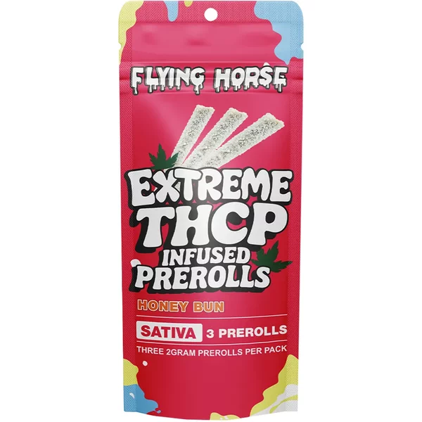 Honey Bun Flying Horse Extreme THCP Infused Pre-Rolls 3ct
