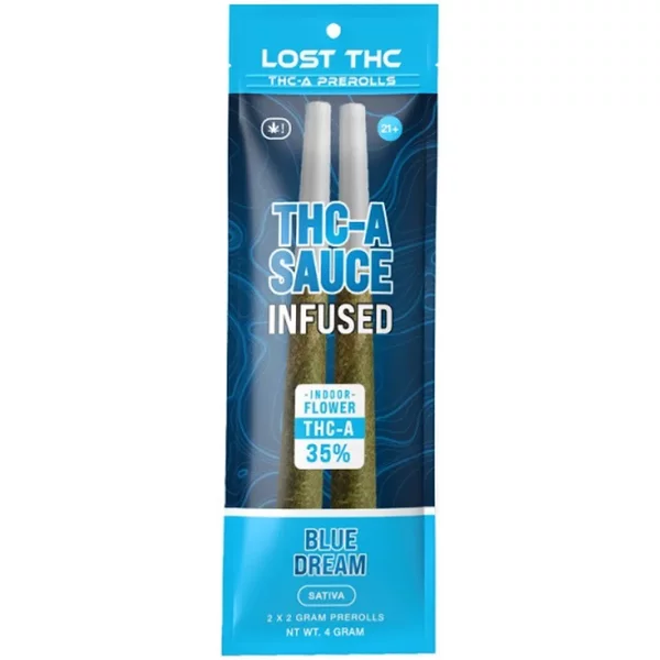 Blue Dream Lost THC THC-A Sauce Infused Pre-Roll 2ct 2g