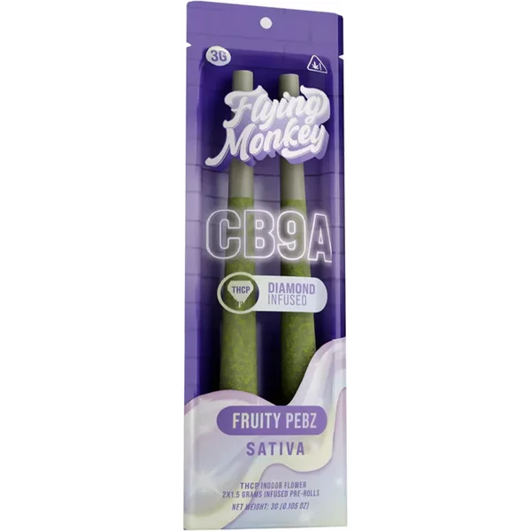 Fruity Pebz Flying Monkey CB9A THCP Indoor Flower 2ct