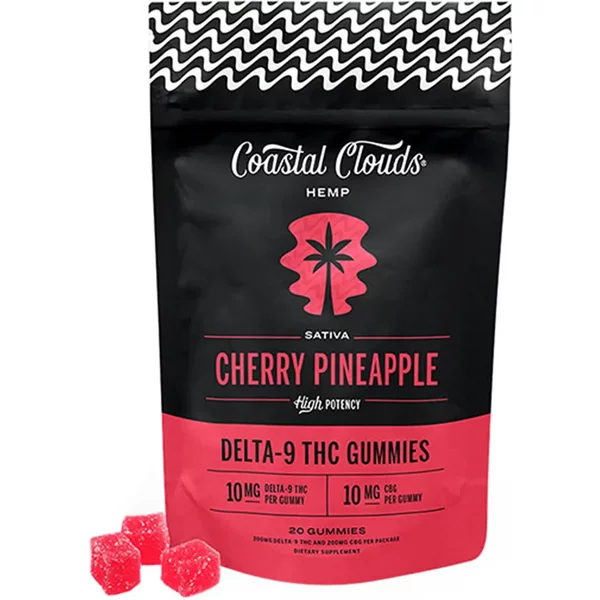 Cherry Pineapple Coastal Clouds Delta 9 THC Gummies 20ct