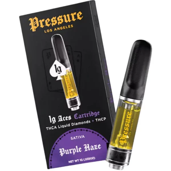 Purple Haze Pressure LA Aces THCA+THCP Cartridge 1G