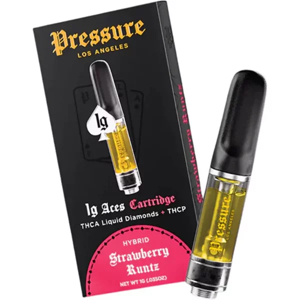 Strawberry Runtz Pressure LA Aces THCA+THCP Cartridge 1G