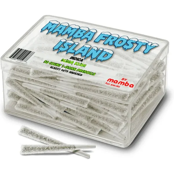 Budda Kush Mamba Frosty Island Glazed With Diamonds Pre-Rolls 50ct 1G