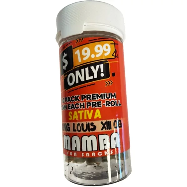 King Louis XIII OG Mamba $19.99 Only! Pre-Roll 10 Pack Premium x 2G