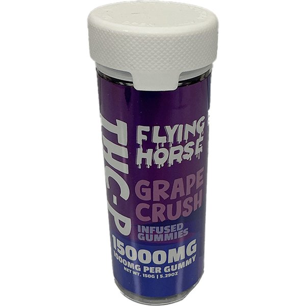 Grape Crush Flying Horse THCP Infused Gummies 15000MG 15ct
