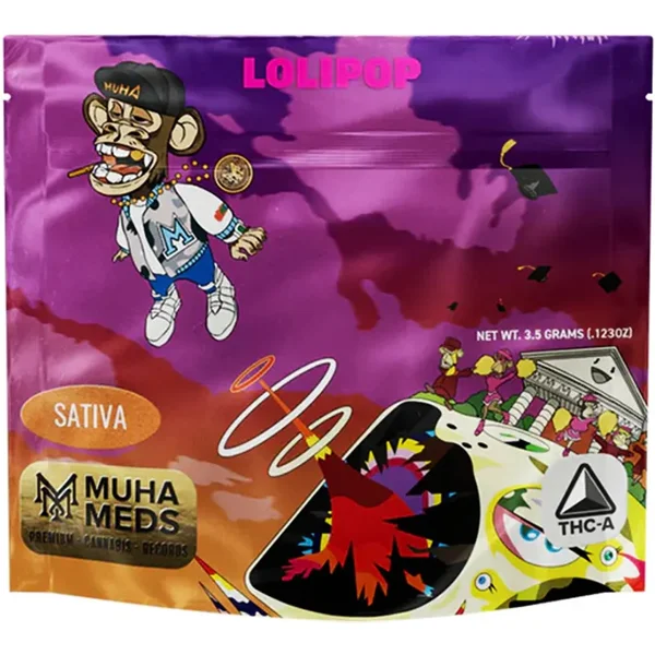 Lolipop Muha Meds Premium THCA Flower Bag 3.5G