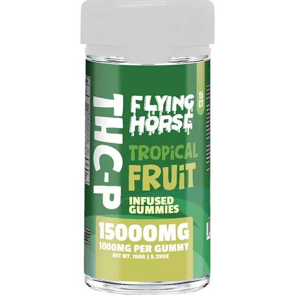 Tropical Fruit Flying Horse THCP Infused Gummies 15000MG 15ct