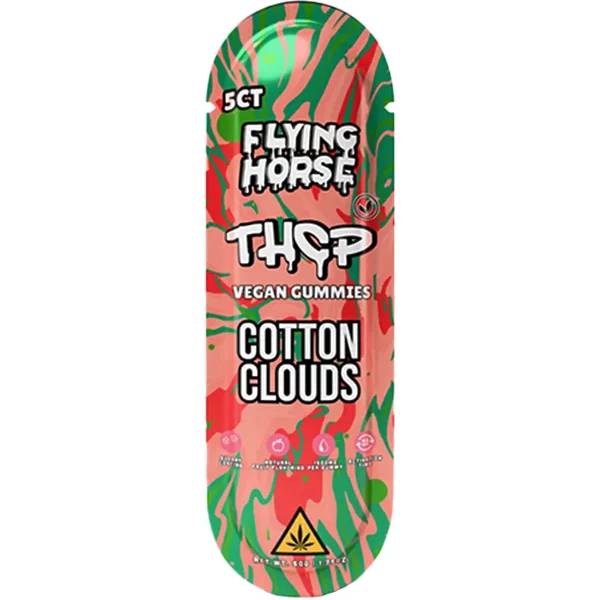 Cotton Clouds Flying Horse THCP Vegan Gummies 5ct