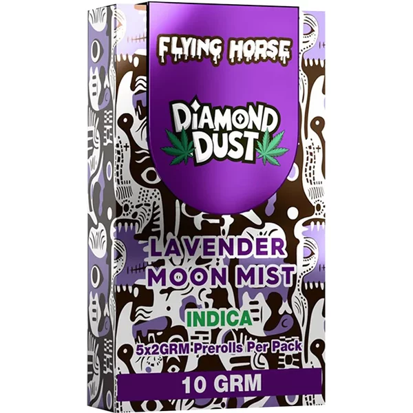 Lavender Moon Mist Flying Horse Pre-Roll Diamond Dust 10G