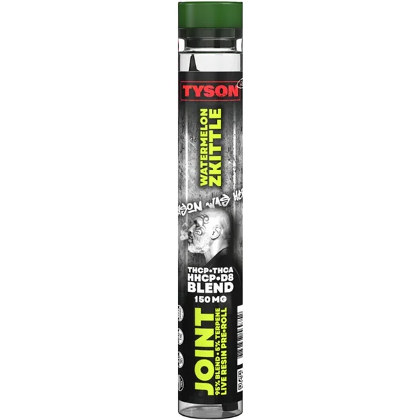 Watermelon Zkittle Tyson 2.0 THCP Blend Live Resin Joint Pre-Roll 150mg