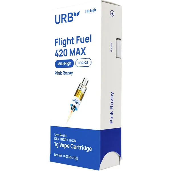 Pink Rozay URB 2.0 Mile High Flight Fuel 420 Max Cartridge 1G
