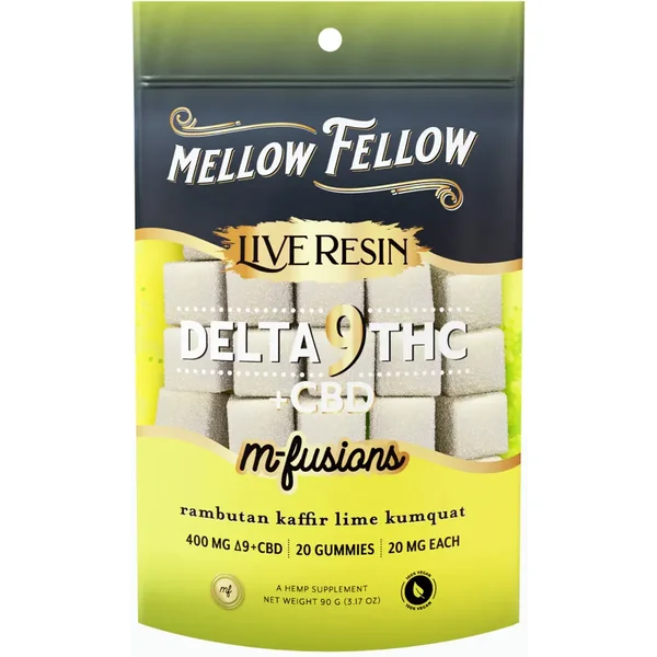Rambutan Kaffir Lime Kumquat M-Fusions Delta 9 Live Resin Gummies 400mg